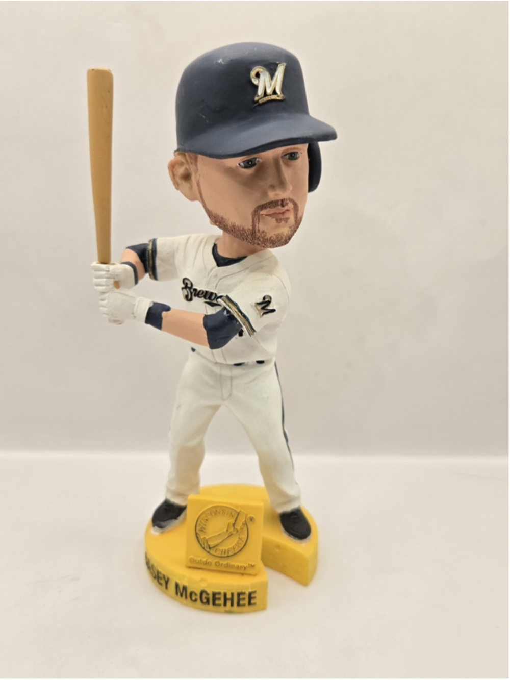 CASEY MCGEHEE Milwaukee Brewers 2011 SGA Bobblehead WITH BOX